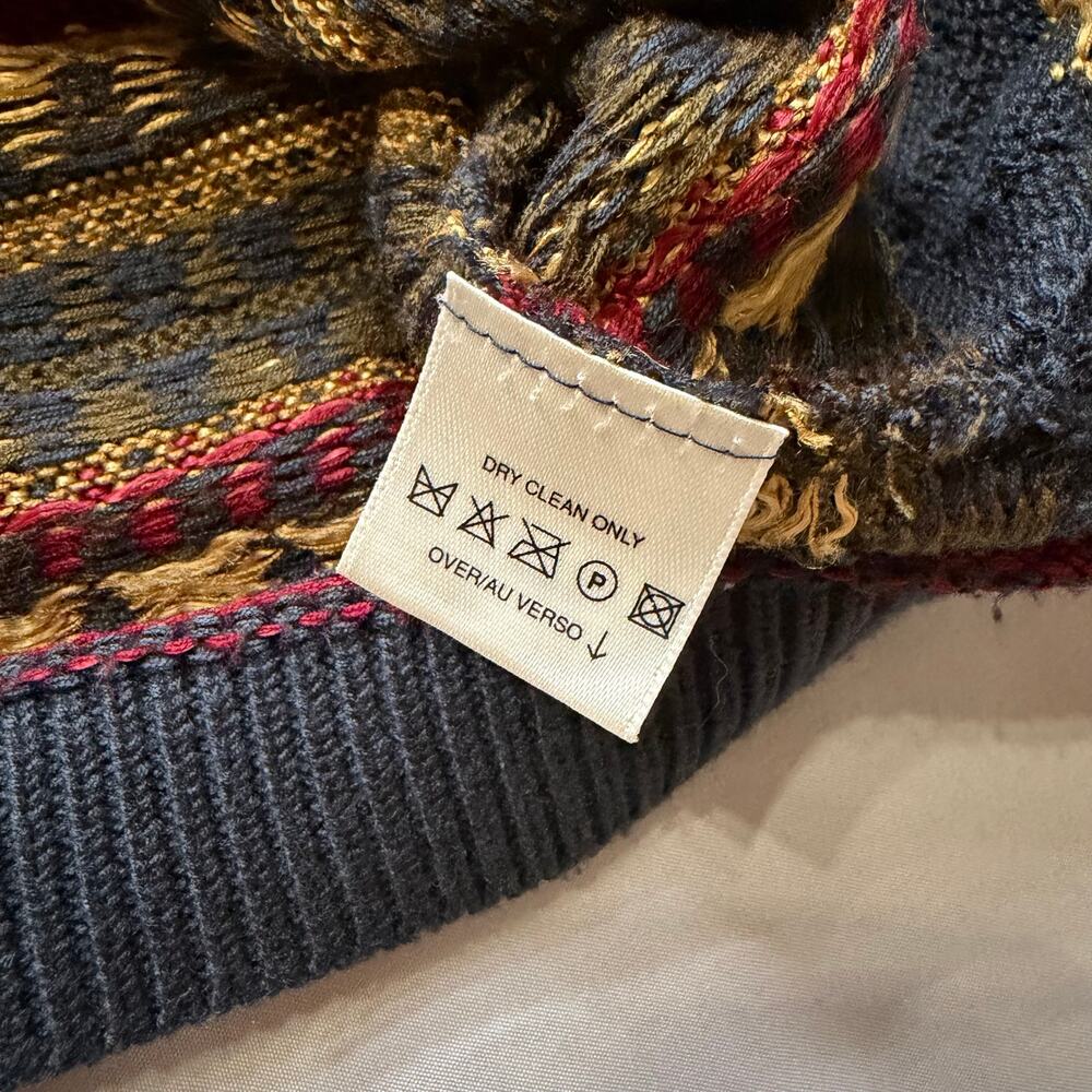 Liz Claiborne Petite Collection Fair Isle Knit Sweater Women's Petite Small - Picture 5 of 11